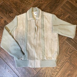 Vintage Leather Grandpa Jacket